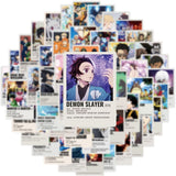 10/30/50PCS Anime Stickers Mix Demon Slayer My Hero Academia Sticker Poster Phone Laptop Luggage Graffiti Kid Cartoon Sticker