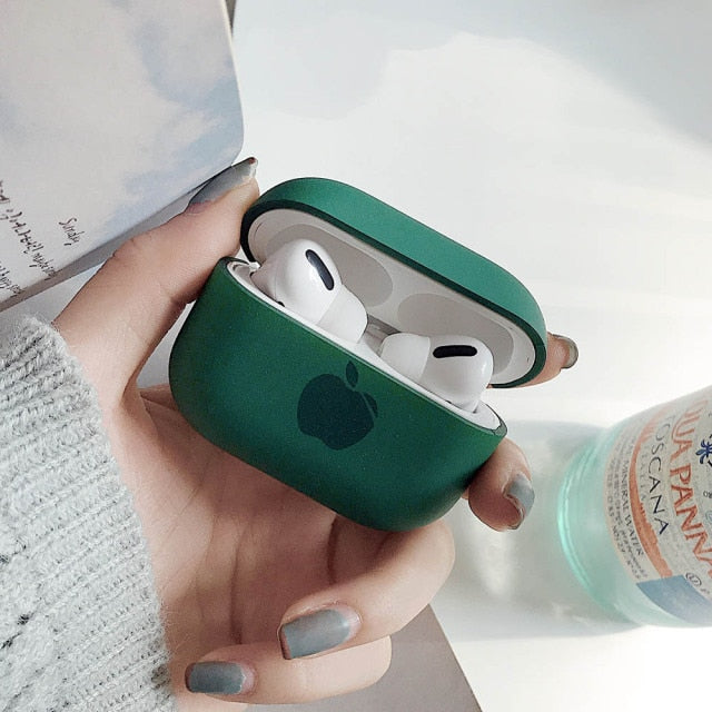 Cute Solid Color Earphone Case For AirPods Pro 2 1 Cases Hard PC Luxury Matte Texture Protective Cover for AirPod 2 3 Air Pods