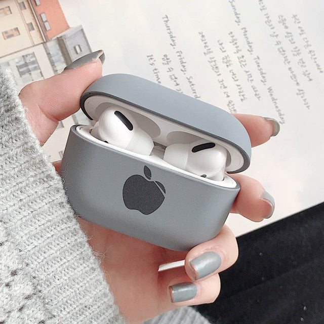 Cute Solid Color Earphone Case For AirPods Pro 2 1 Cases Hard PC Luxury Matte Texture Protective Cover for AirPod 2 3 Air Pods