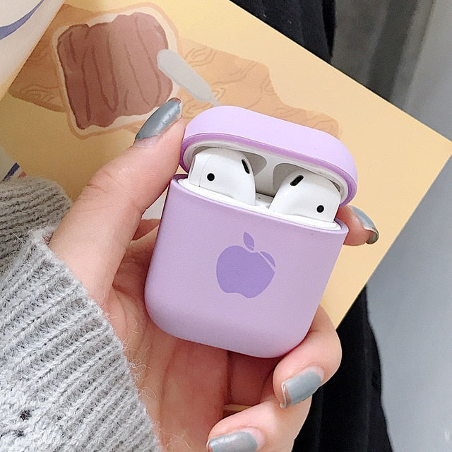 Cute Solid Color Earphone Case For AirPods Pro 2 1 Cases Hard PC Luxury Matte Texture Protective Cover for AirPod 2 3 Air Pods