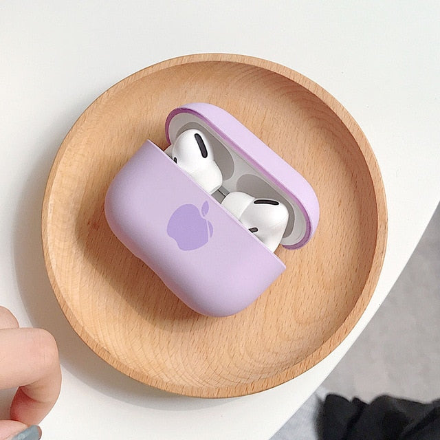 Cute Solid Color Earphone Case For AirPods Pro 2 1 Cases Hard PC Luxury Matte Texture Protective Cover for AirPod 2 3 Air Pods