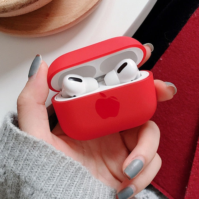 Cute Solid Color Earphone Case For AirPods Pro 2 1 Cases Hard PC Luxury Matte Texture Protective Cover for AirPod 2 3 Air Pods