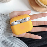 Cute Solid Color Earphone Case For AirPods Pro 2 1 Cases Hard PC Luxury Matte Texture Protective Cover for AirPod 2 3 Air Pods