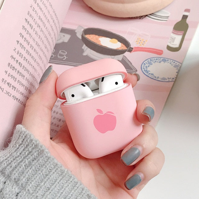 Cute Solid Color Earphone Case For AirPods Pro 2 1 Cases Hard PC Luxury Matte Texture Protective Cover for AirPod 2 3 Air Pods