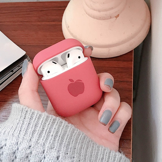 Cute Solid Color Earphone Case For AirPods Pro 2 1 Cases Hard PC Luxury Matte Texture Protective Cover for AirPod 2 3 Air Pods