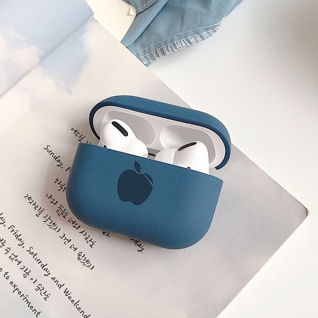 Cute Solid Color Earphone Case For AirPods Pro 2 1 Cases Hard PC Luxury Matte Texture Protective Cover for AirPod 2 3 Air Pods