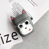 Cartoon Cute Earphone Case For AirPod 2 1 case Silicone Charging Headphones Case for airpods case Protective soft Cover new year
