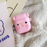 Cartoon Cute Earphone Case For AirPod 2 1 case Silicone Charging Headphones Case for airpods case Protective soft Cover new year