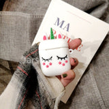 Cartoon Cute Earphone Case For AirPod 2 1 case Silicone Charging Headphones Case for airpods case Protective soft Cover new year
