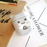 Cartoon Cute Earphone Case For AirPod 2 1 case Silicone Charging Headphones Case for airpods case Protective soft Cover new year