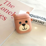 Cartoon Cute Earphone Case For AirPod 2 1 case Silicone Charging Headphones Case for airpods case Protective soft Cover new year