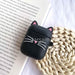 Black bearded cat