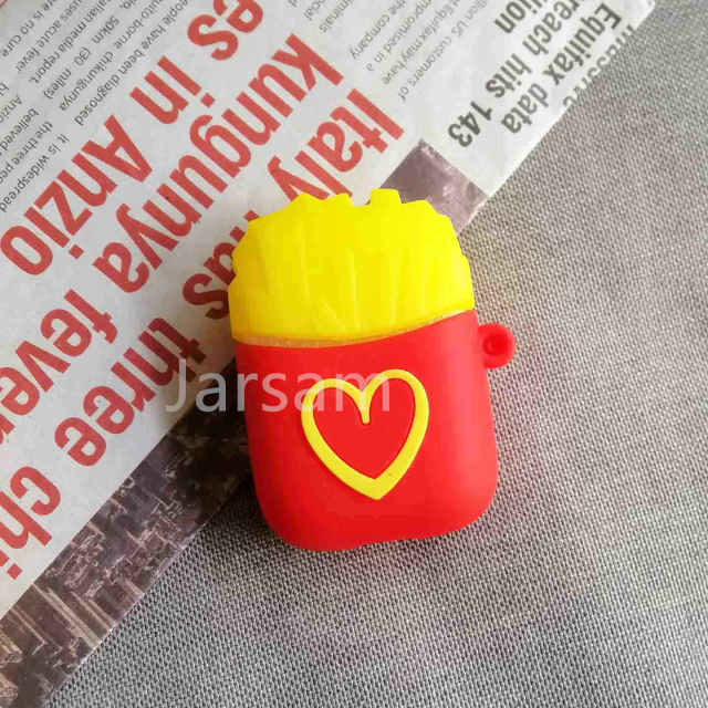 Cartoon For airpods case Silicone Cover For airpods Case Cute Earphone 3D Headphone case Protective