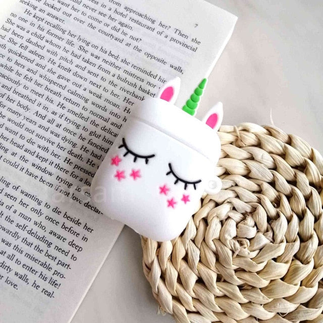 Cartoon For airpods case Silicone Cover For airpods Case Cute Earphone 3D Headphone case Protective