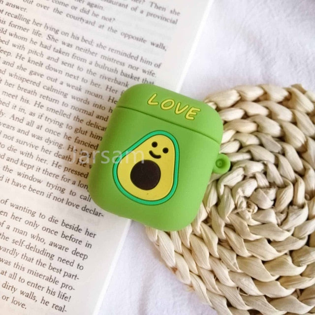 Cartoon For airpods case Silicone Cover For airpods Case Cute Earphone 3D Headphone case Protective