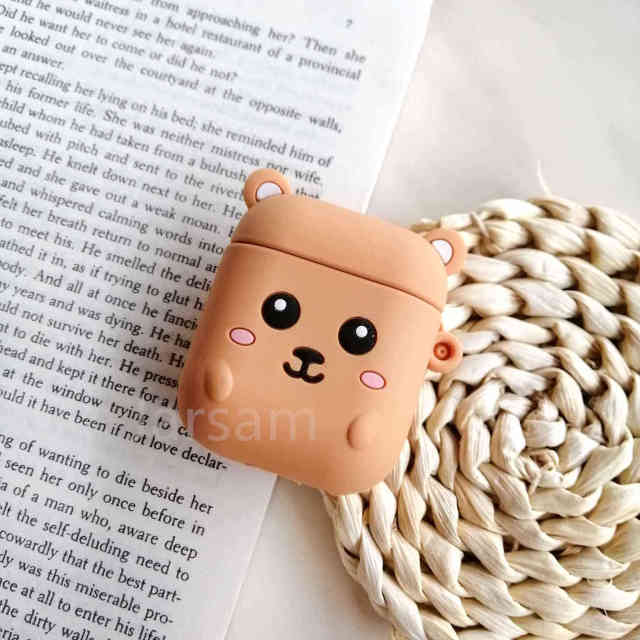 Cartoon For airpods case Silicone Cover For airpods Case Cute Earphone 3D Headphone case Protective