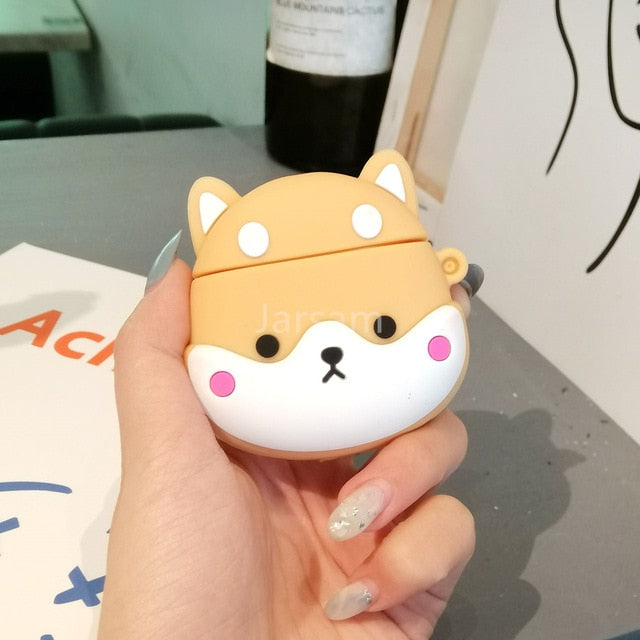 Cartoon For airpods case Silicone Cover For airpods Case Cute Earphone 3D Headphone case Protective