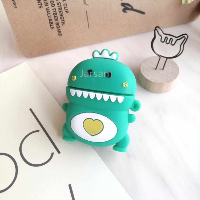 Cartoon For airpods case Silicone Cover For airpods Case Cute Earphone 3D Headphone case Protective