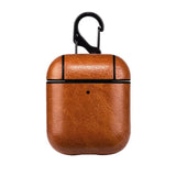 PU Leather Case for Airpods Pro Luxury Protective Cover with Anti-lost Buckle for Air Pods 2 1 3 Headphone Earpods Fundas