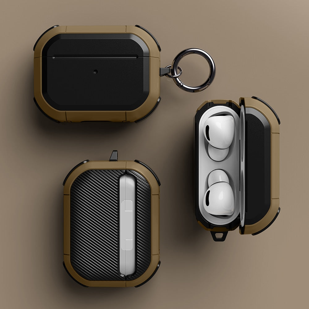 2021 Cover For Airpods pro Case TPU PC Anti-fall Cover For Apple AirPods 3 2 Case Accessories Wireless Earphone With Keychain