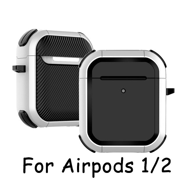 2021 Cover For Airpods pro Case TPU PC Anti-fall Cover For Apple AirPods 3 2 Case Accessories Wireless Earphone With Keychain