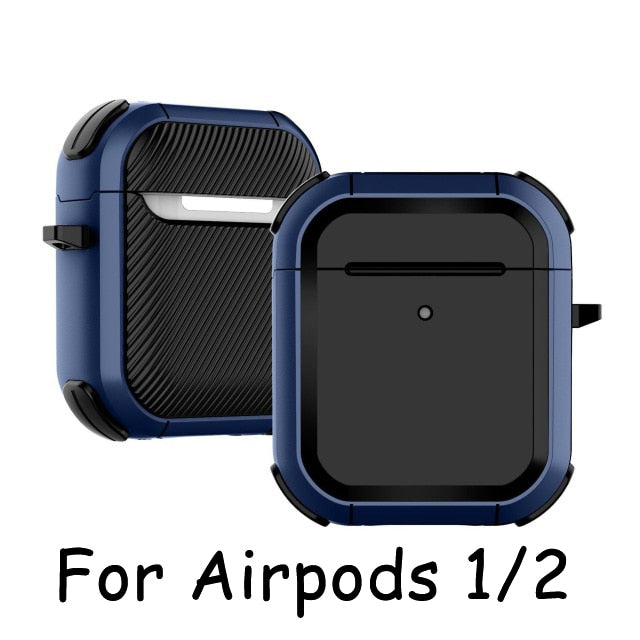 2021 Cover For Airpods pro Case TPU PC Anti-fall Cover For Apple AirPods 3 2 Case Accessories Wireless Earphone With Keychain