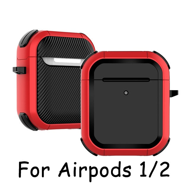 2021 Cover For Airpods pro Case TPU PC Anti-fall Cover For Apple AirPods 3 2 Case Accessories Wireless Earphone With Keychain