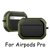 2021 Cover For Airpods pro Case TPU PC Anti-fall Cover For Apple AirPods 3 2 Case Accessories Wireless Earphone With Keychain