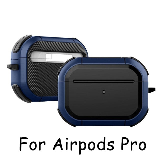 2021 Cover For Airpods pro Case TPU PC Anti-fall Cover For Apple AirPods 3 2 Case Accessories Wireless Earphone With Keychain