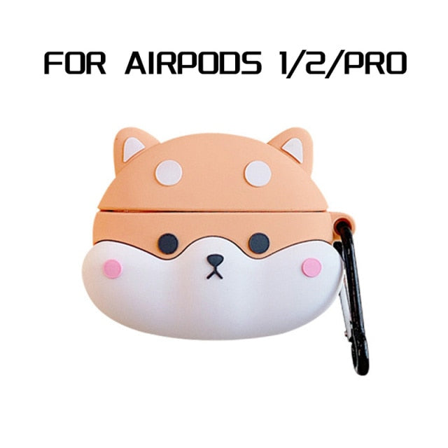 3D Dragon Earphone Case for AirPods Pro Case Silicone Cartoon Duck Headphones Cover for AirPods 3 2 Case Wireless Charging Cover