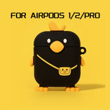 3D Dragon Earphone Case for AirPods Pro Case Silicone Cartoon Duck Headphones Cover for AirPods 3 2 Case Wireless Charging Cover