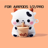 3D Dragon Earphone Case for AirPods Pro Case Silicone Cartoon Duck Headphones Cover for AirPods 3 2 Case Wireless Charging Cover