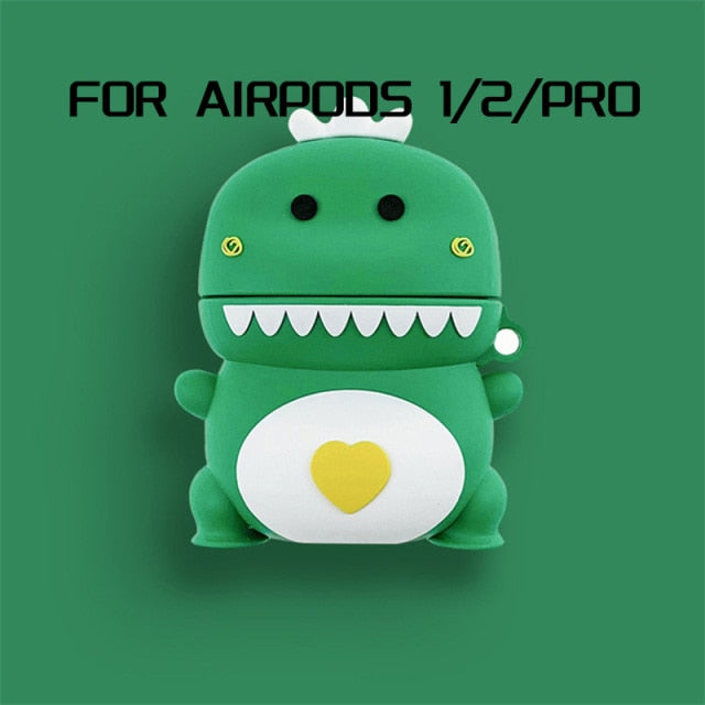 3D Dragon Earphone Case for AirPods Pro Case Silicone Cartoon Duck Headphones Cover for AirPods 3 2 Case Wireless Charging Cover