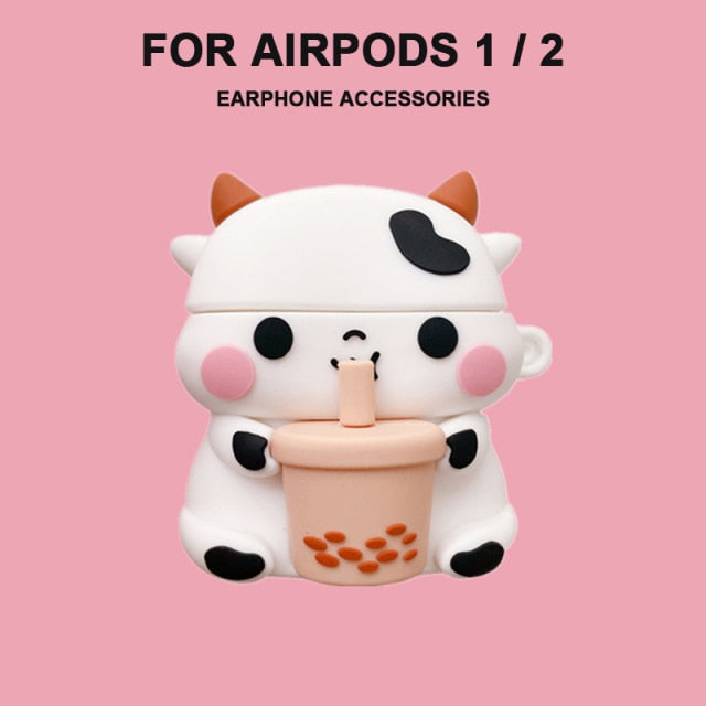 Case For Airpods 3 Case 2021 For Airpods Pro 2 1 3D Cartoon Cute Soft Silicone Earphone Case For Apple Airpods 3rd Headphone