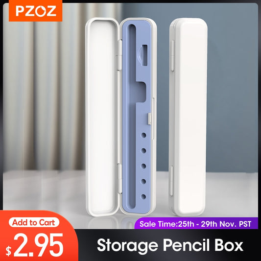 PZOZ Pencil Storage Box for Apple Pencil Holder Portable Hard Cover Portable Case For Airpods Air Pods Apple Pencil Accessories