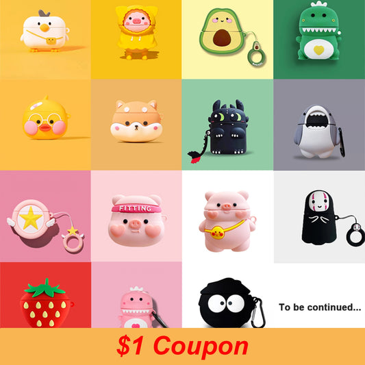 Case For Airpods 3 Case 2021 For Airpods Pro 2 1 3D Cartoon Cute Soft Silicone Earphone Case For Apple Airpods 3rd Headphone