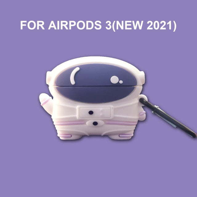 Case For Airpods 3 Case 2021 For Airpods Pro 2 1 3D Cartoon Cute Soft Silicone Earphone Case For Apple Airpods 3rd Headphone